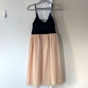 Velvet and tulle party dress